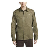 Nike SB Woven Skate Neutral Olive L/S Button Up Shirt