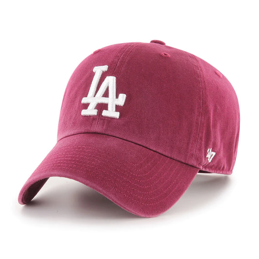 '47 Brand Los Angeles Dodgers Maroon Clean Up Dad Strapback Hat