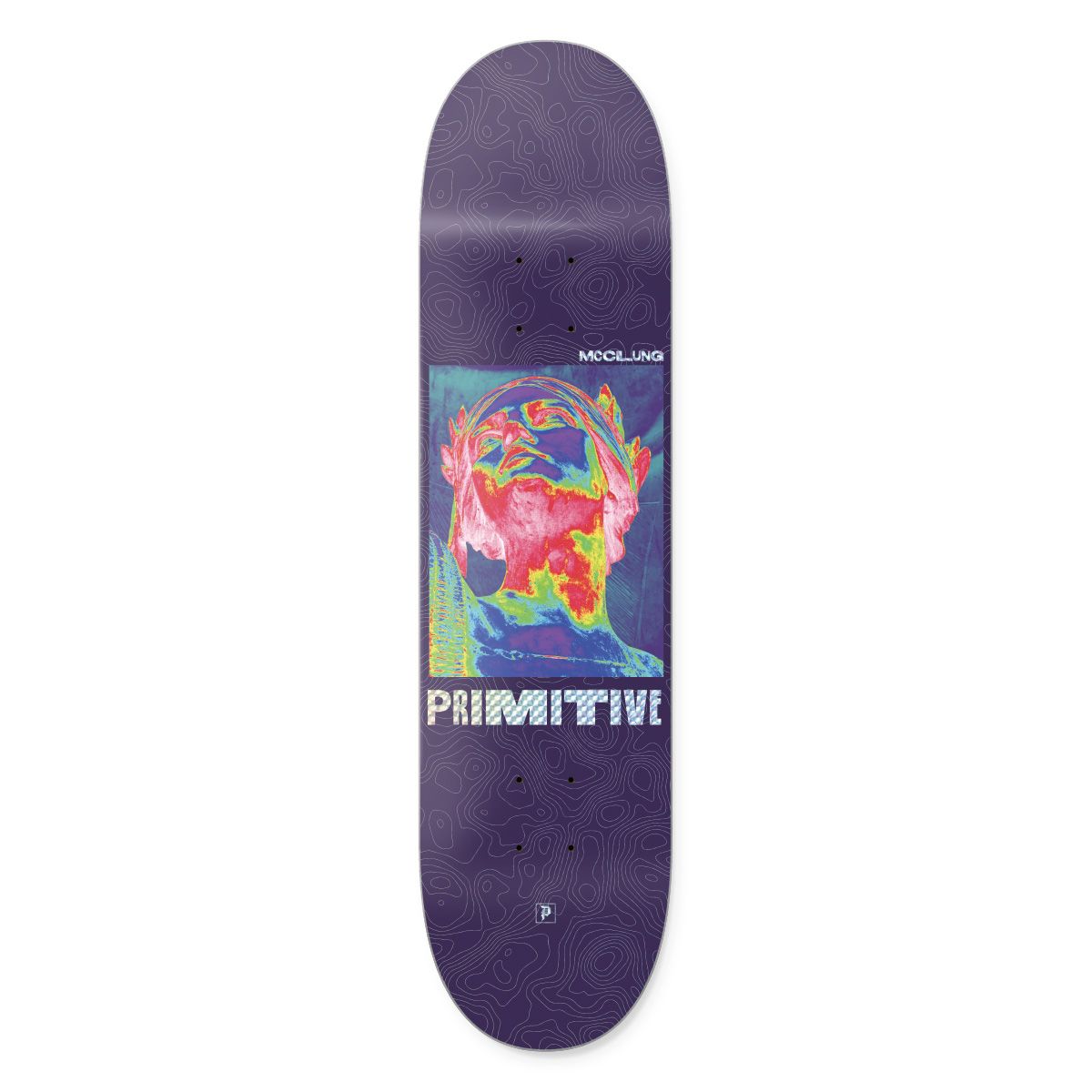 Primitive McClung Olympus Purple 8" Skateboard Deck