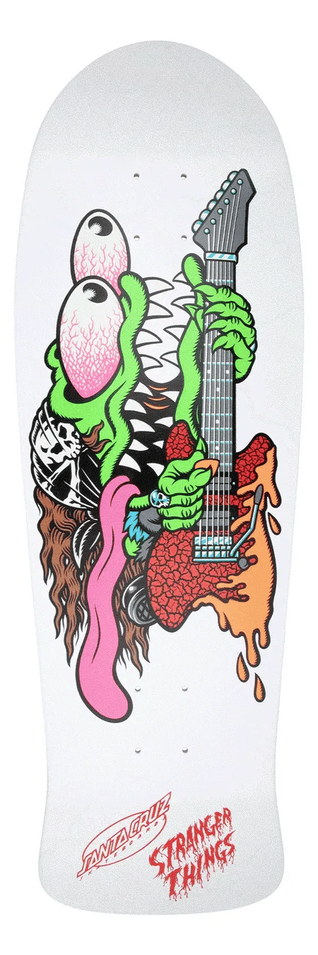 Santa Cruz Stranger Things Meek Slasher Eddie Reveal 10.1" x 31.1" Skateboard Deck