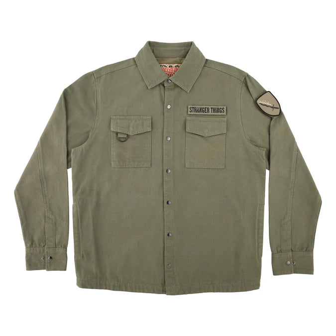 Santa Cruz Stranger Things Crawl Military L/s Jacket