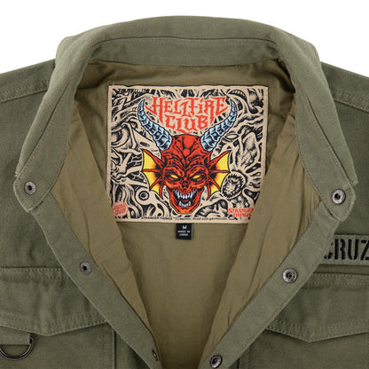 Santa Cruz Stranger Things Crawl Military L/s Jacket