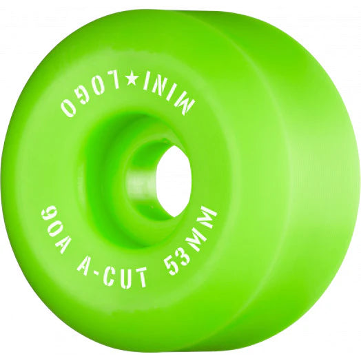 Mini Logo Hybrid A-Cut "2" 53mm 90a Green Skateboard Wheels