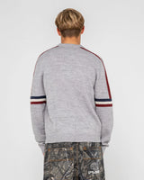 Rusty Moritz 2.0 Grey Marle Crew Knit Sweater