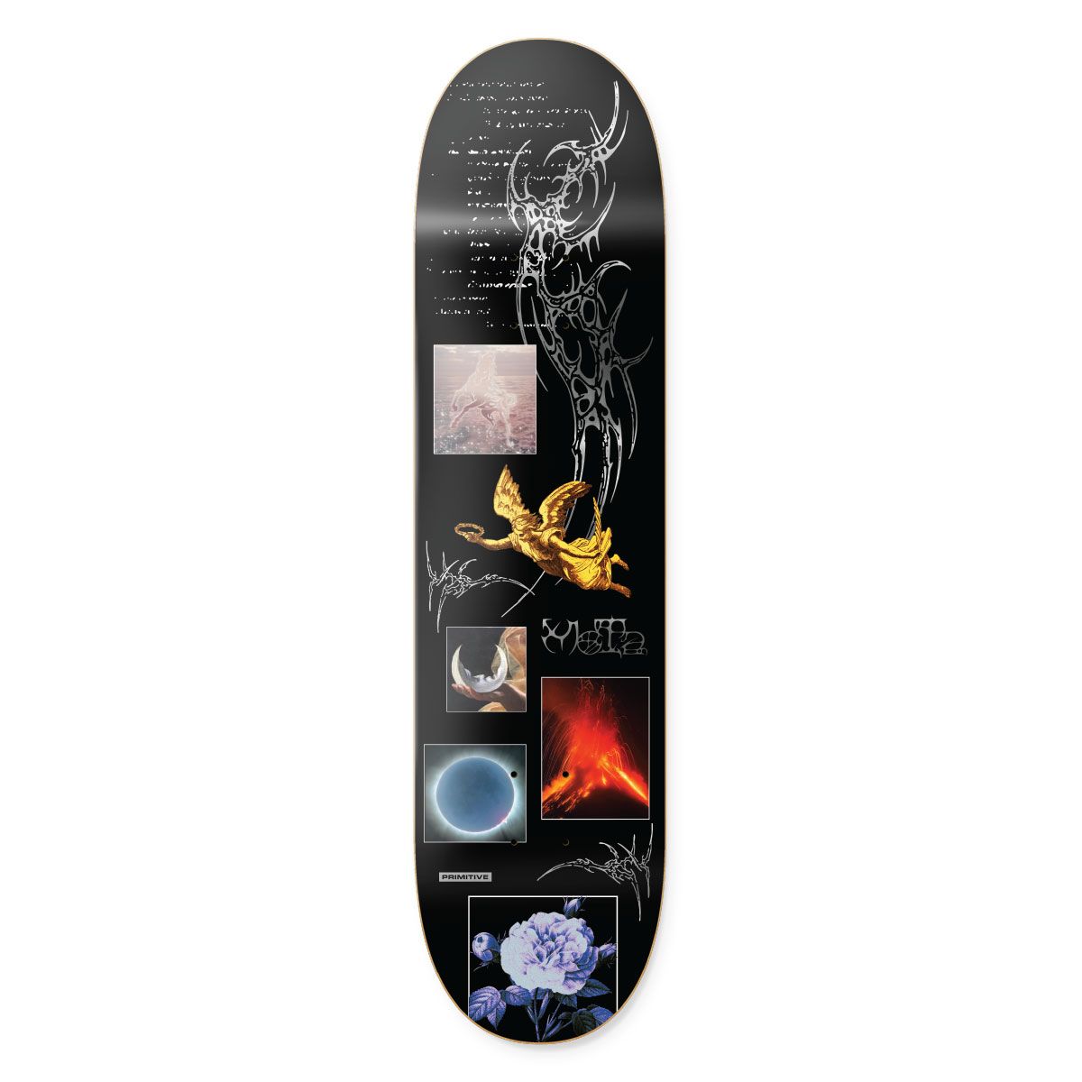 Primitive Mota Energy Black Skateboard Deck
