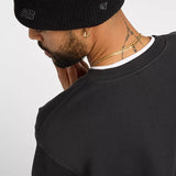 New Balance Numeric Logo Black French Terry Crewneck Sweatshirt