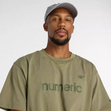 New Balance Numeric Cotton Jersey Dark Olivine S/s Shirt