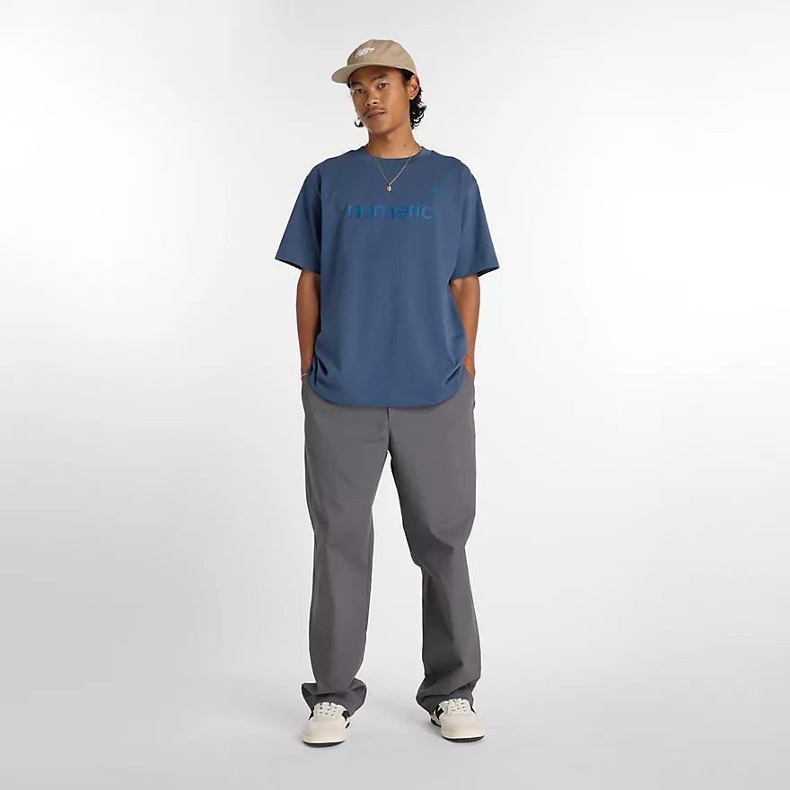 New Balance Numeric Cotton Jersey Vintage Indigo S/s Shirt