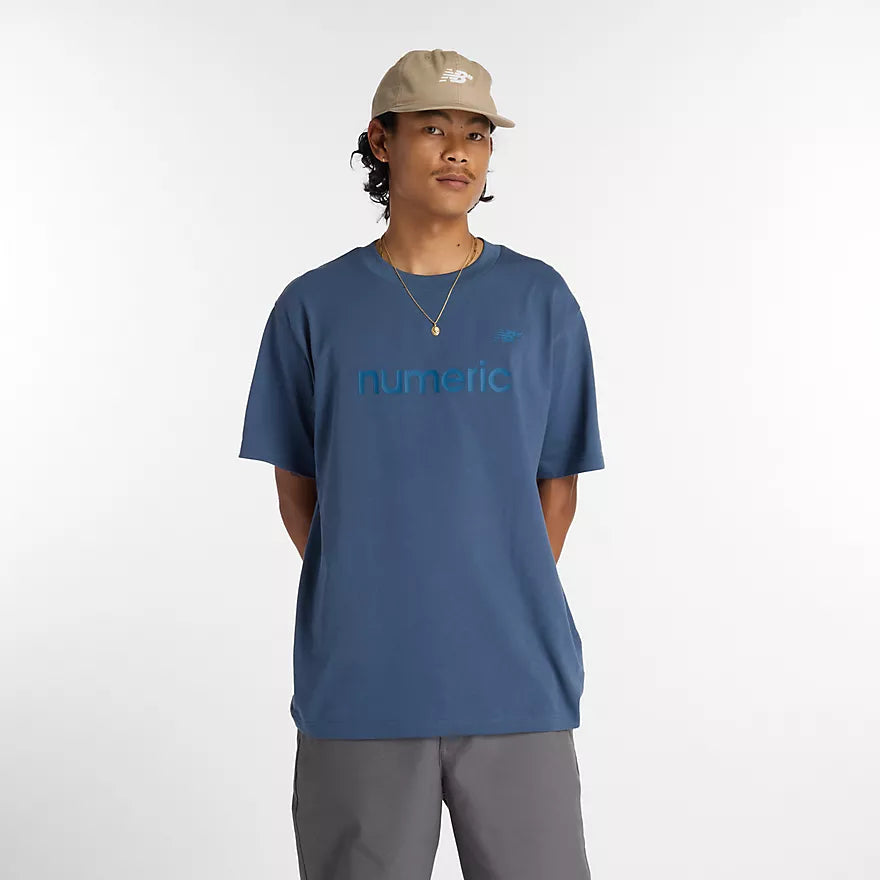 New Balance Numeric Cotton Jersey Vintage Indigo S/s Shirt