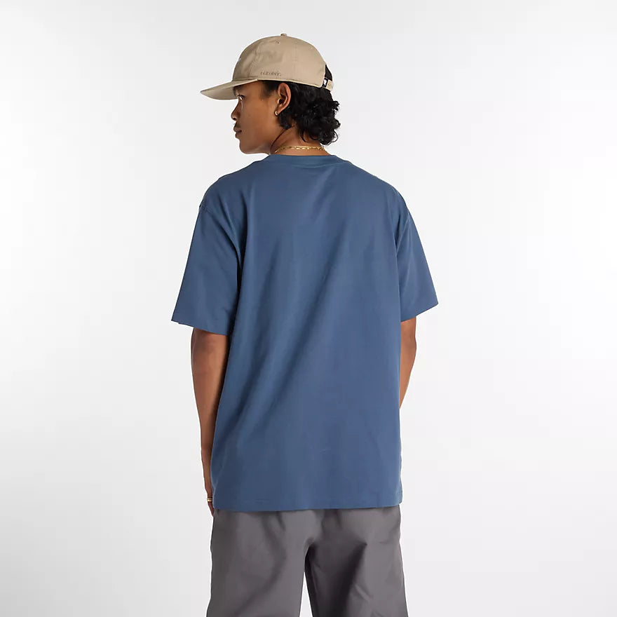 New Balance Numeric Cotton Jersey Vintage Indigo S/s Shirt