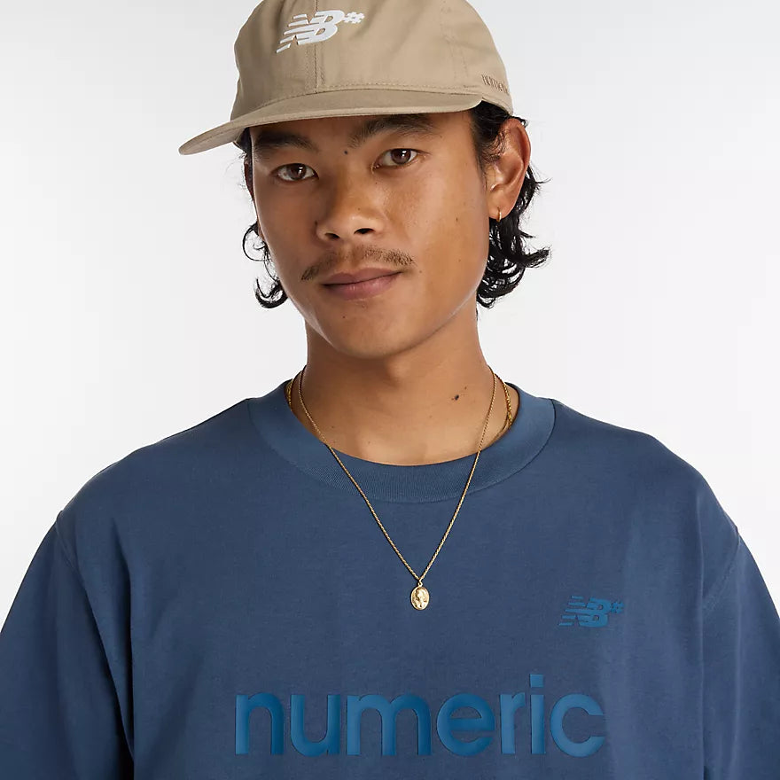 New Balance Numeric Cotton Jersey Vintage Indigo S/s Shirt