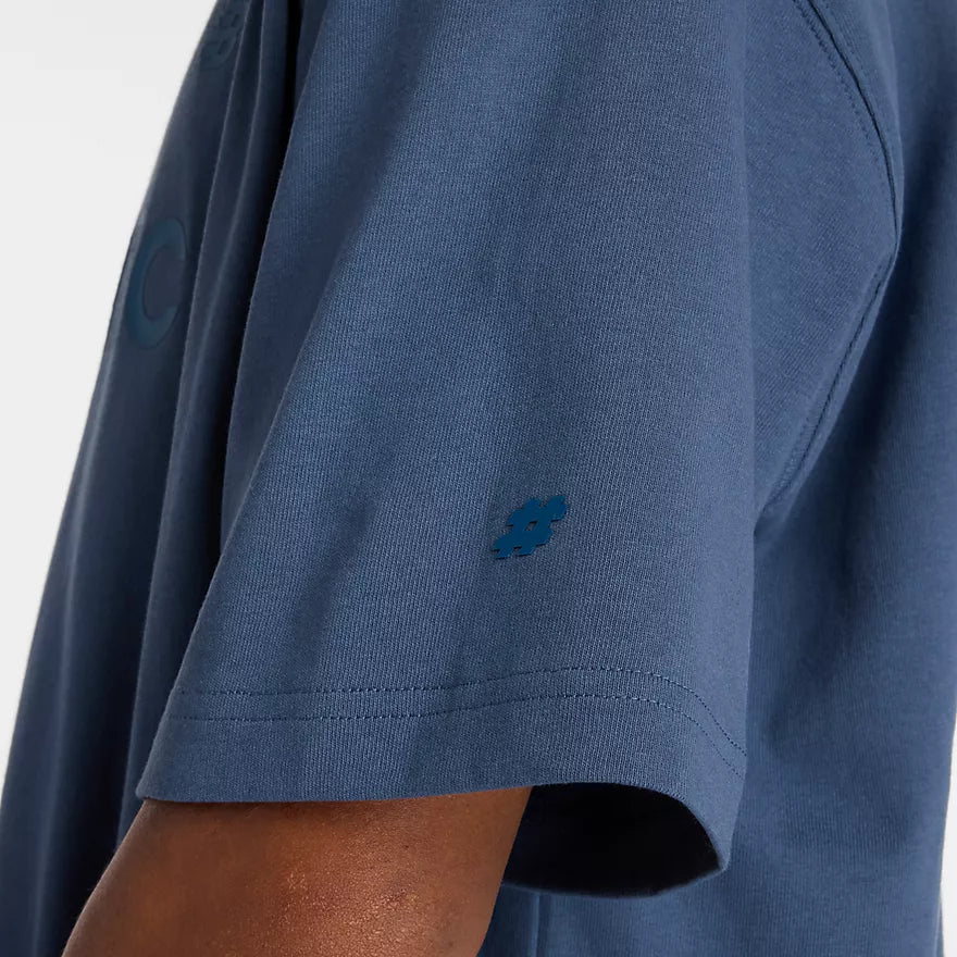 New Balance Numeric Cotton Jersey Vintage Indigo S/s Shirt