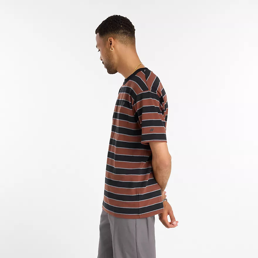 New Balance Numeric NB# Stripe Black S/s Shirt