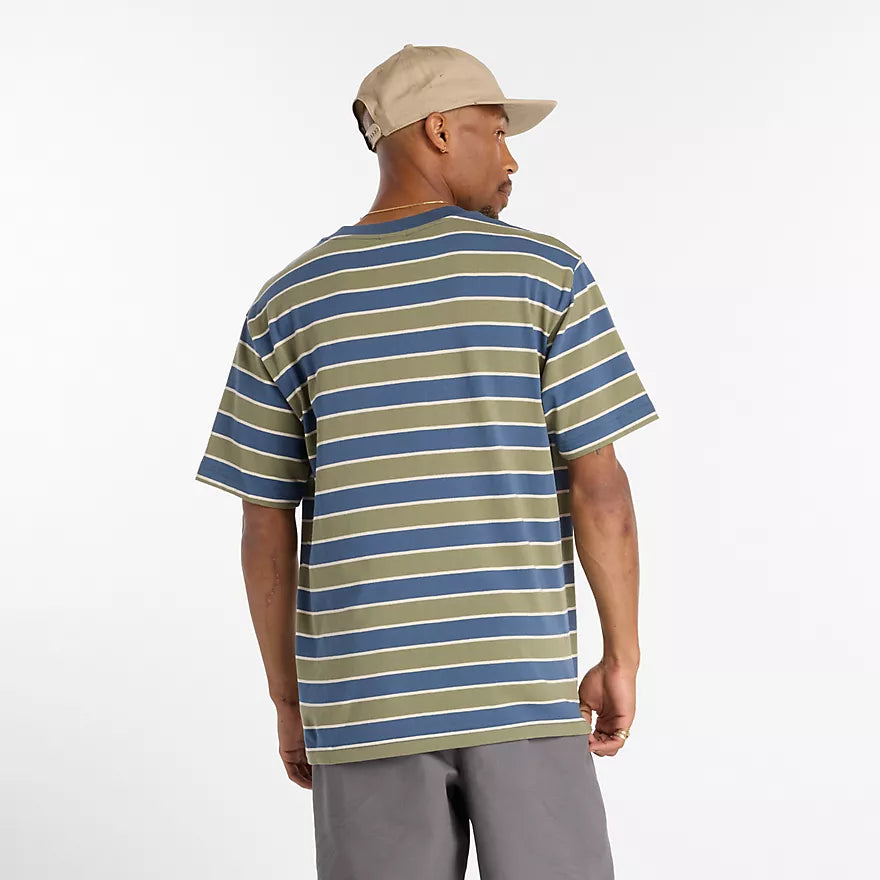 New Balance Numeric NB# Stripe Vintage Indigo S/s Shirt