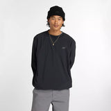 New Balance Numeric Black Woven Crewneck Sweatshirt