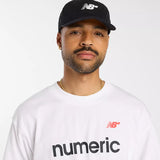 New Balance Numeric Linear Logo White S/s Shirt