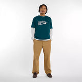 New Balance Numeric Stacked Graphic Medusa Green S/s Shirt