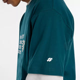 New Balance Numeric Stacked Graphic Medusa Green S/s Shirt