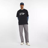 New Balance Numeric Stacked Graphic Black S/s Shirt