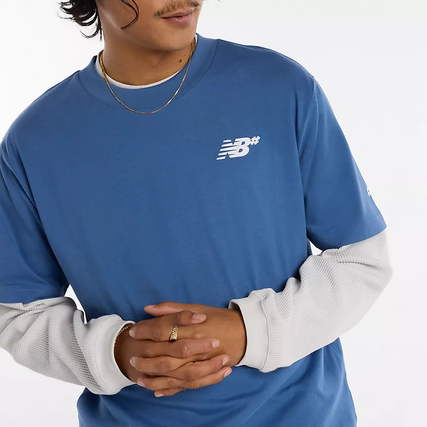 New Balance Numeric Small Logo Magic Blue S/s Shirt