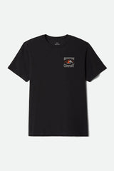 Brixton Outta Black S/s Standard Tee Shirt