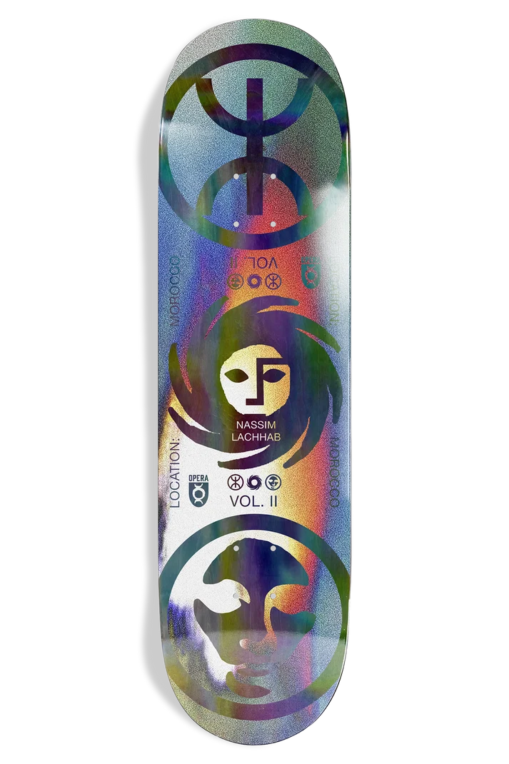 Opera Nassim Crypto EX7 Black/Oil Slick Skateboard Deck