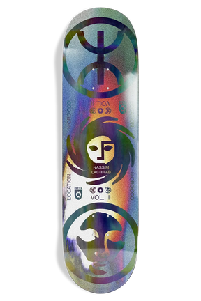 Opera Nassim Crypto EX7 Black/Oil Slick Skateboard Deck