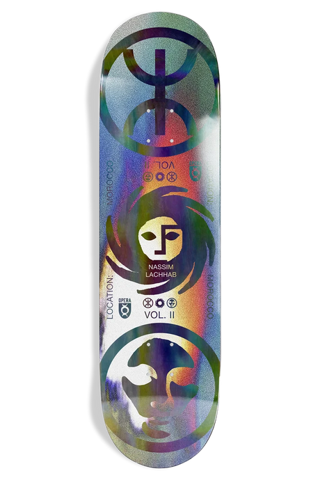 Opera Nassim Crypto EX7 Black/Oil Slick Skateboard Deck