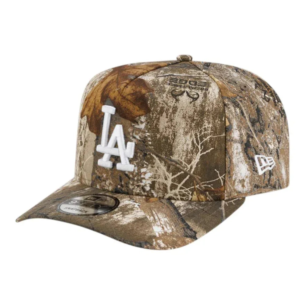 New Era Los Angeles Dodgers 950AF A-Frame Real Tree Snapback Hat