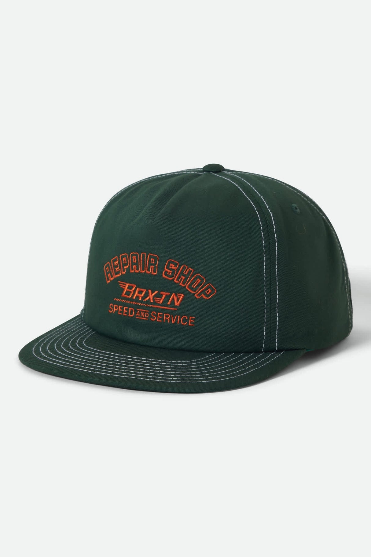 Brixton Repair Shop HP Primal Green Snapback Hat