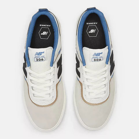 New Balance Numeric 306 Jamie Foy Sea Salt/Blue Shoes