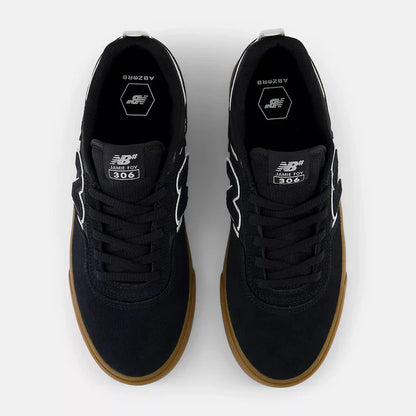 New Balance Numeric 306 Jamie Foy Black/White/Gum Shoes