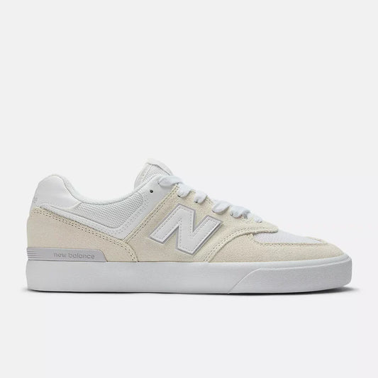 New Balance Numeric 574 Vulc White Shoes