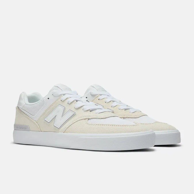New Balance Numeric 574 Vulc White Shoes