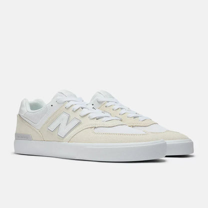 New Balance Numeric 574 Vulc White Shoes