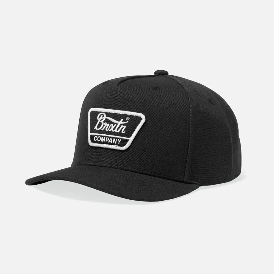 Brixton Linwood Black/White C Netplus MP Snapback Hat