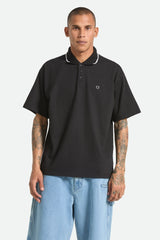 Brixton Anton Black S/s Polo