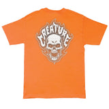 Creature Bonehead Glitch Orange Heavyweight S/s Shirt