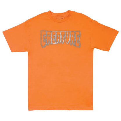 Creature Bonehead Glitch Orange Heavyweight S/s Shirt
