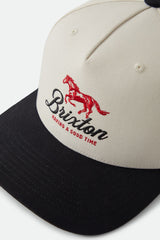 Brixton Good Times Black/Whitecap C MP Snapback Hat