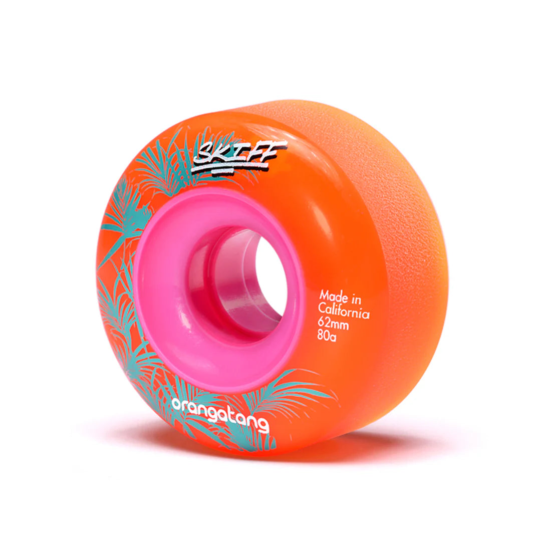 Orangatang Skiff Orange 62mm 80a Longboard Wheels