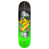 Krooked Worrest Neon Rob Slick 8.3" Twin Tail Skateboard Deck