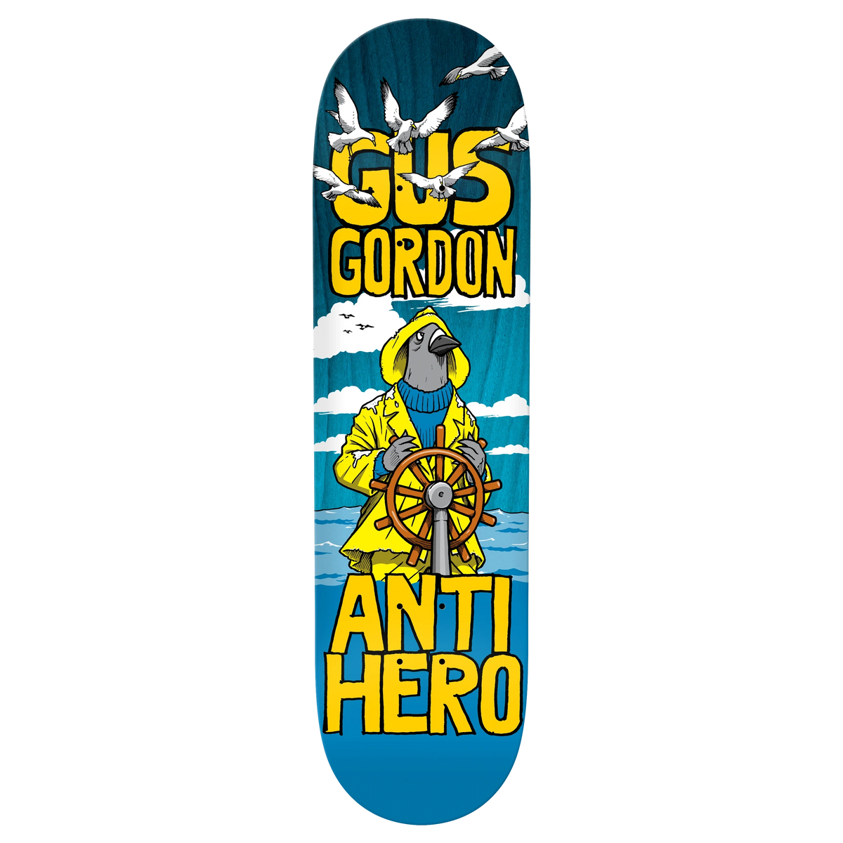 Anti-Hero Gus Gordon 8.25 Full Se " Skateboard Deck