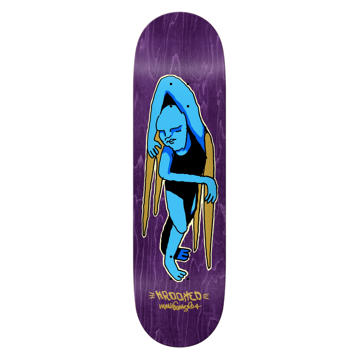 Krooked Gonz Lay Lying 9.0" Skateboard Deck