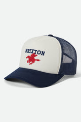 Brixton Pegasus C NP MP Whitecap Navy Trucker Snapback Hat