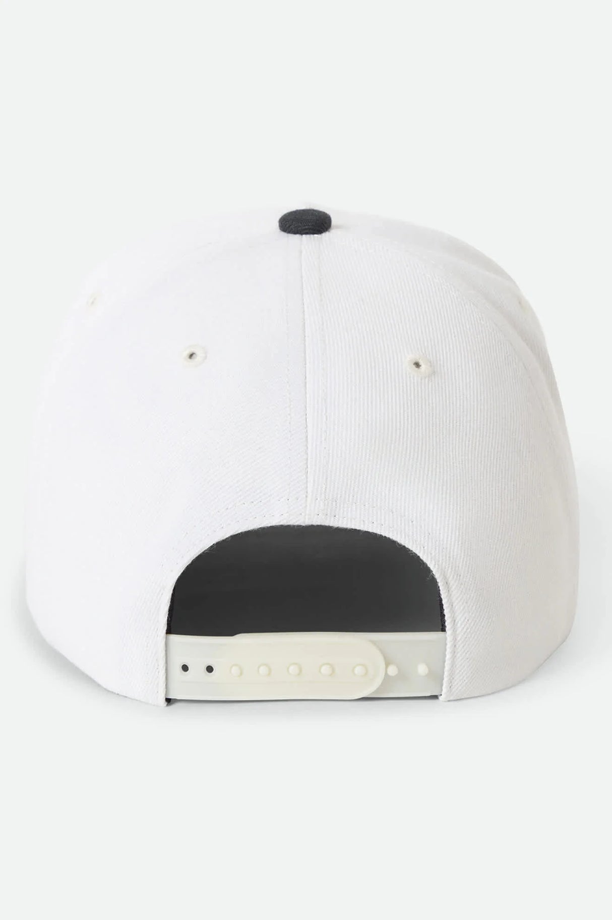 Brixton Crest Black/OFF White C MP Snapback Hat