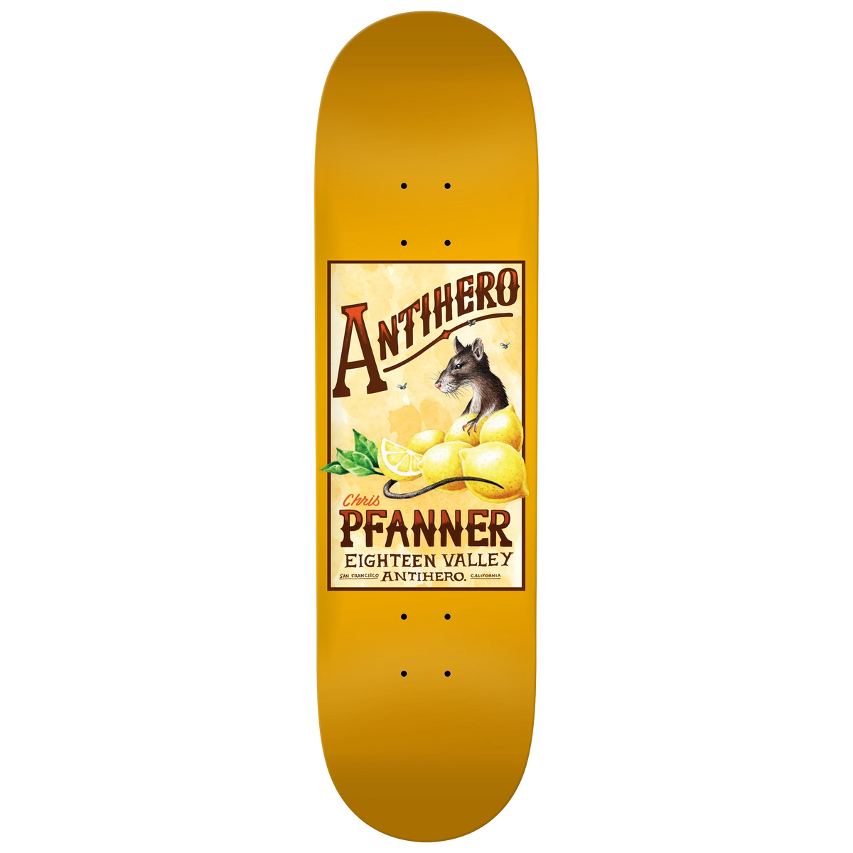 Anti-Hero Pfanner Homers 2 8.25" Skateboard Deck
