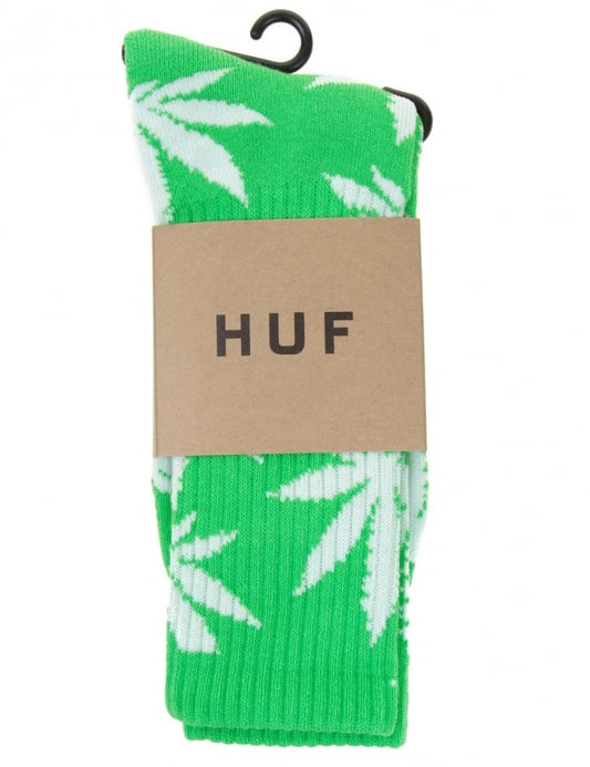 HUF Plantlife Lime Crew Socks