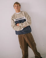 Rusty Pod Racer Navy Blue Crew Fleece