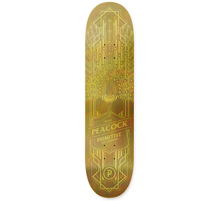 Primitive Peacock Holofoil 7.875" Skateboard Deck